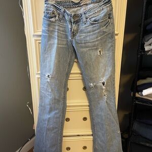 BKE 1967 Distressed jeans!  my favorite pair no longer fit!